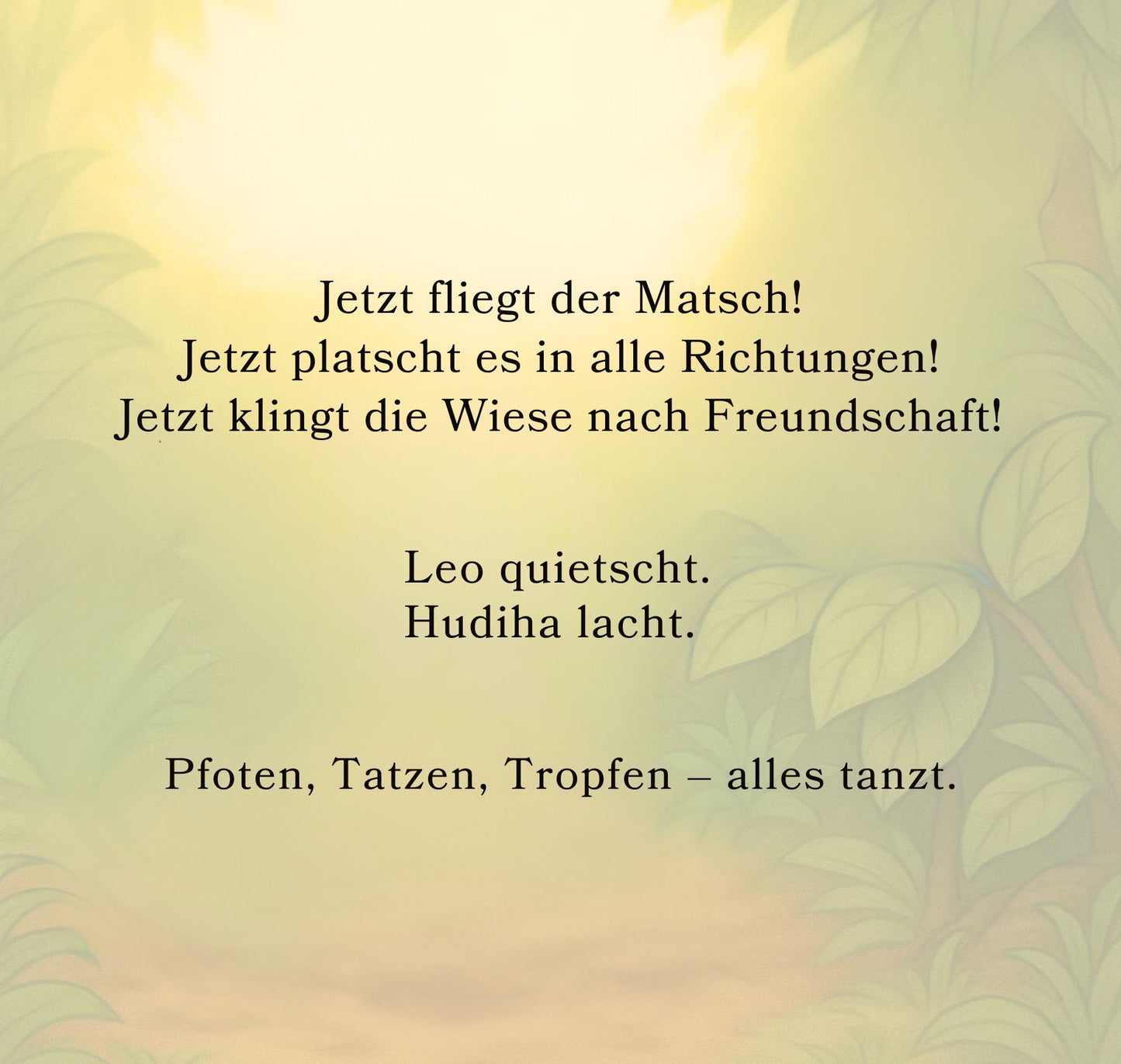Leo, der kleine Löwe, lernt teilen